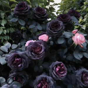Роза Черная купить по цене от 450р. в интернет-магазине «Посадика» с доставкой почтой в в Москве и по всей России – [изображение №1].